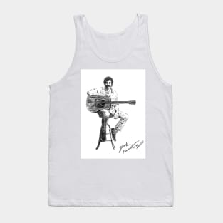 Jim Croce Original Ink Drawing Print Tank Top